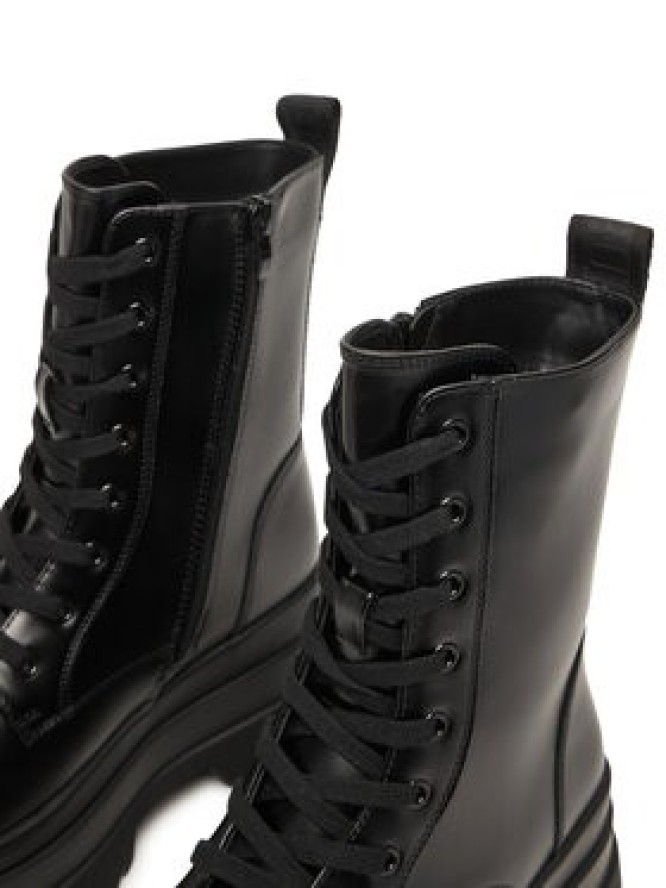 Buffalo Trzewiki Jupiter Lace Up Mid 1622609 Czarny