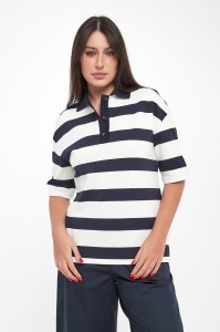 Polo damskie w paski Labetaia MM