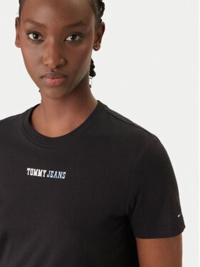 Tommy Jeans T-Shirt DW0DW22277 Czarny Regular Fit