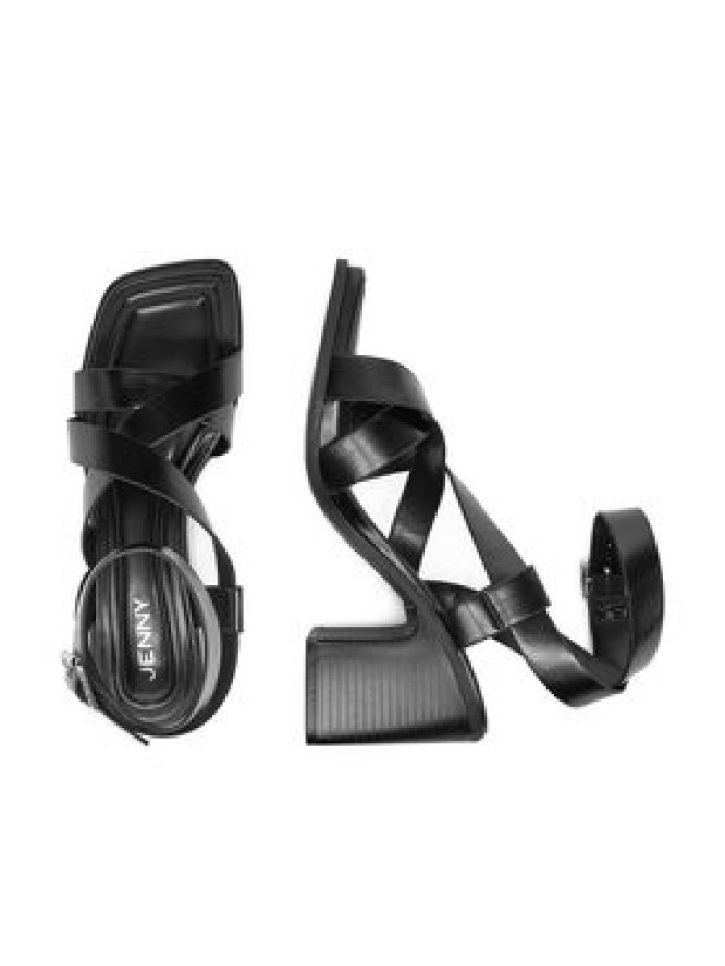 JENNY Sandały JY012768-1 Czarny