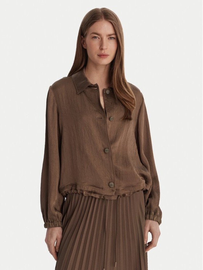 Marella Koszula Albatro 2613041045 Brązowy Regular Fit
