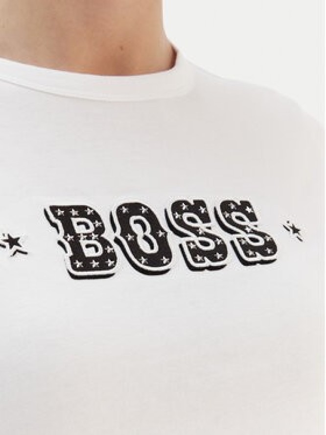 BOSS T-Shirt Endora 50545287 Biały Regular Fit