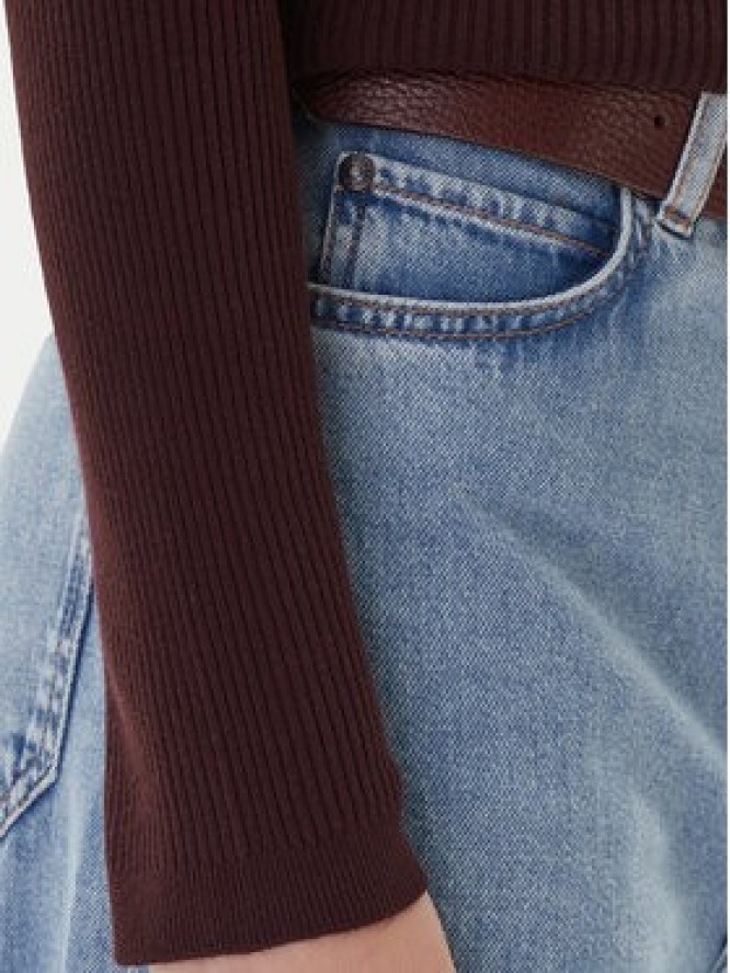 Kontatto Sweter 3M0813C Brązowy Regular Fit