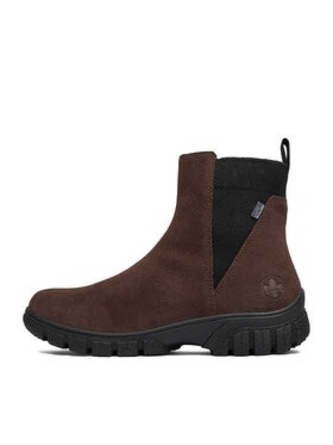 Rieker Botki CEO-Z7269-25 Brązowy ciemny
