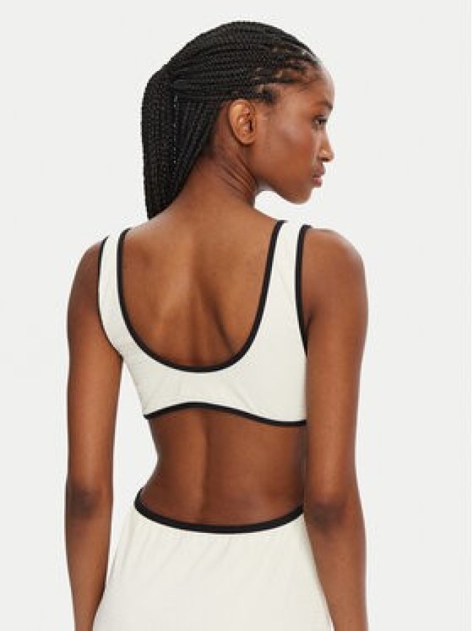 Seafolly Sukienka letnia Beach Bound 55111-DR Écru Slim Fit