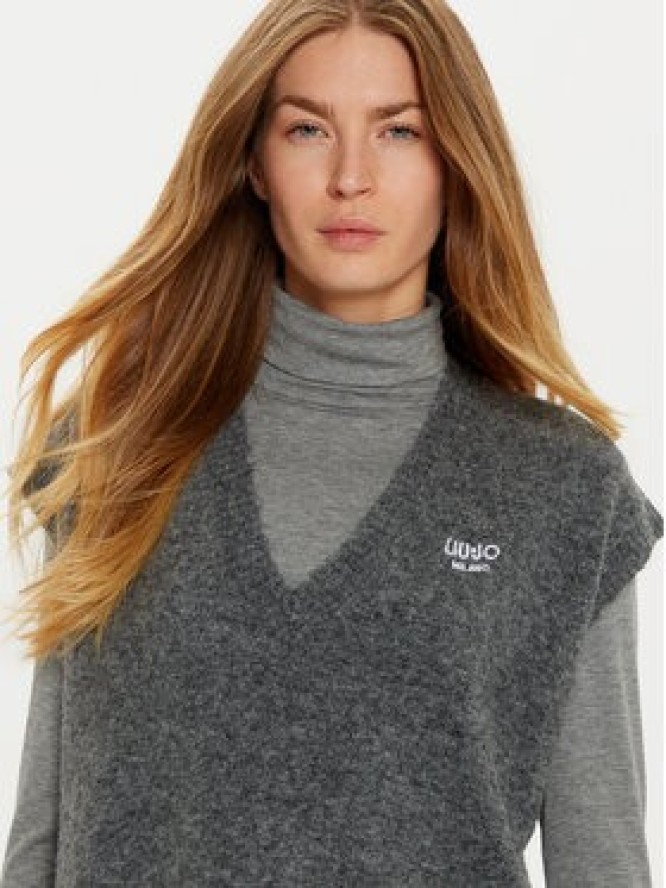 Liu Jo Sweter WF4432 MA49P Szary Regular Fit
