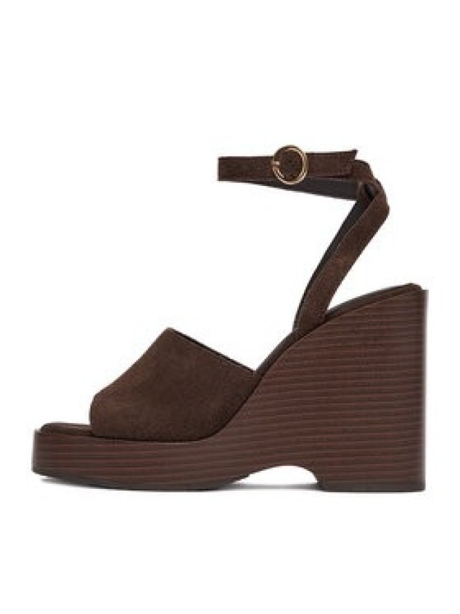 GINO ROSSI Sandały C-LZRL1396-2 Brązowy