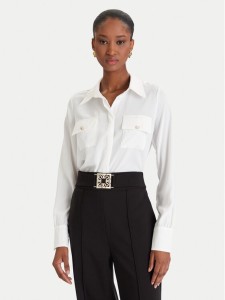 Rinascimento Koszula CFC0125777003 Biały Regular Fit