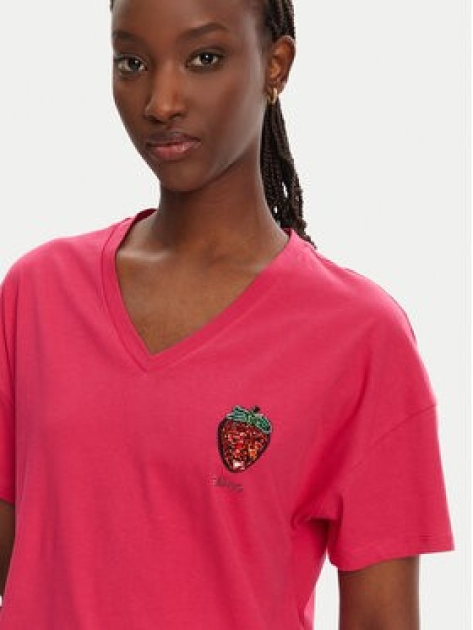 Liu Jo T-Shirt WA5366 JS904 Różowy Regular Fit