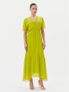 Haveone Sukienka letnia AFF-N006 Zielony Loose Fit