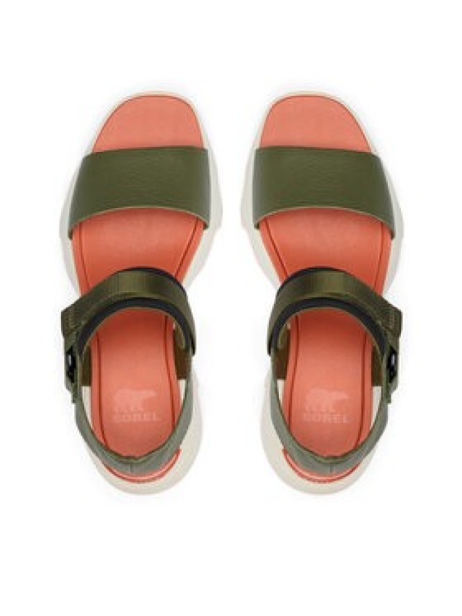 Sorel Sandały KINETIC™ Impact Y-Strap High 2030461 Zielony