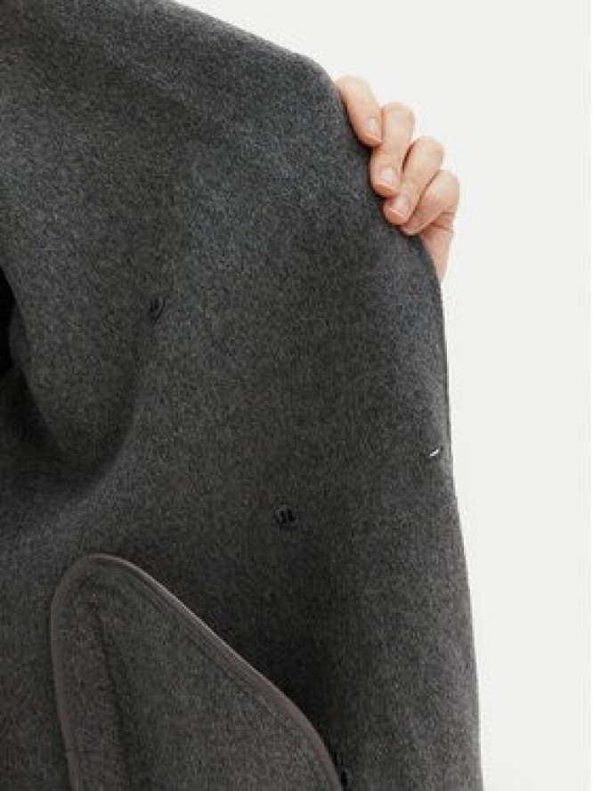 Motivi Płaszcz wełniany 0065W000087N Szary Regular Fit