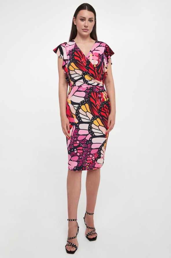 Sukienka ze wzorem JOSEPH RIBKOFF