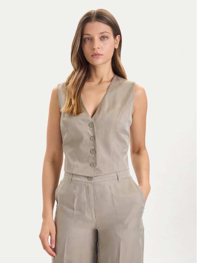 Guess Kamizelka W5YH51 WH5N2 Zielony Regular Fit