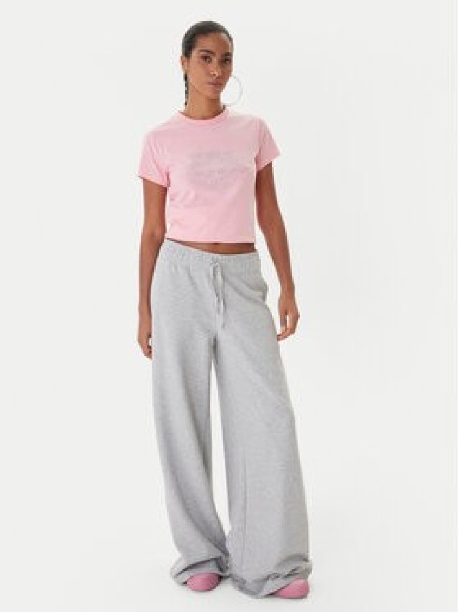 Juicy Couture T-Shirt JCGTK225015 Różowy Slim Fit