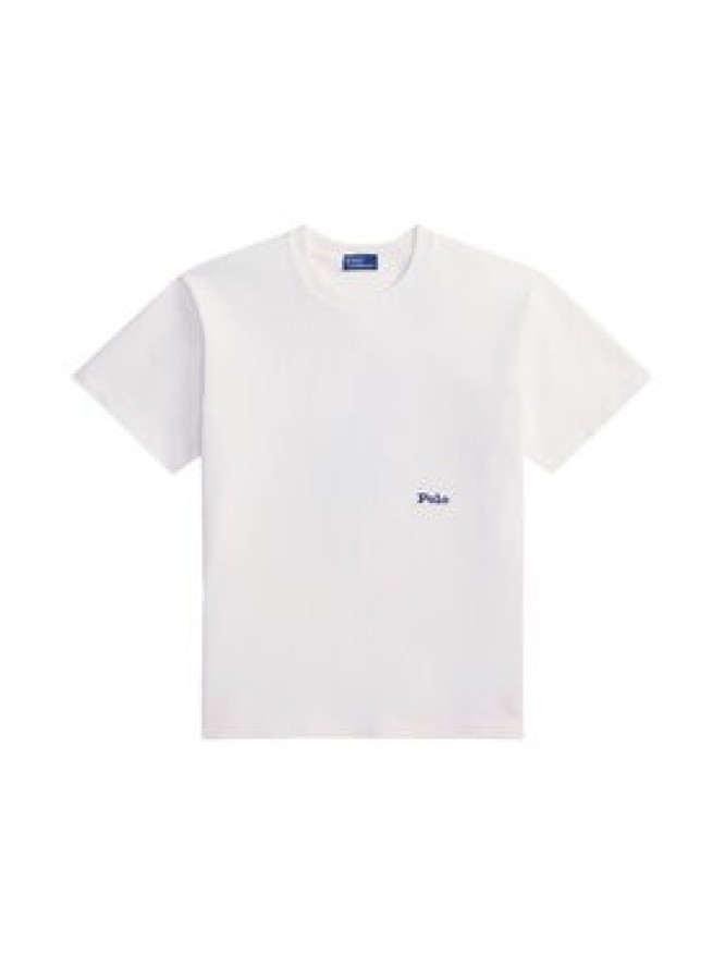 Polo Ralph Lauren T-Shirt 211A96263004 Biały Regular Fit