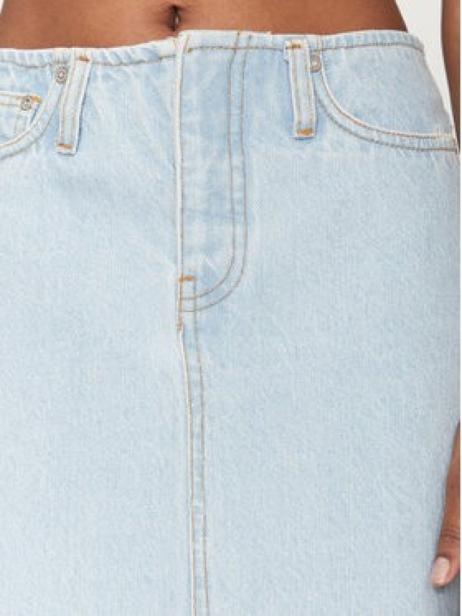 2NDDAY Spódnica jeansowa Donatello 2251729964 Niebieski Regular Fit