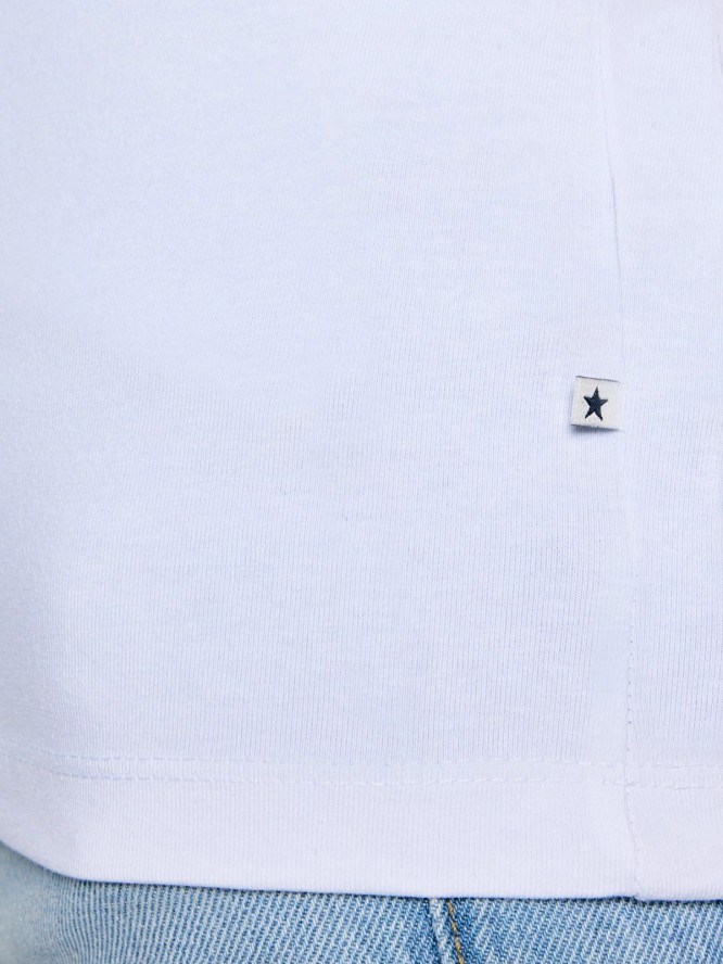 Koszulka damska z krótkim rękawem biała Classaca 101