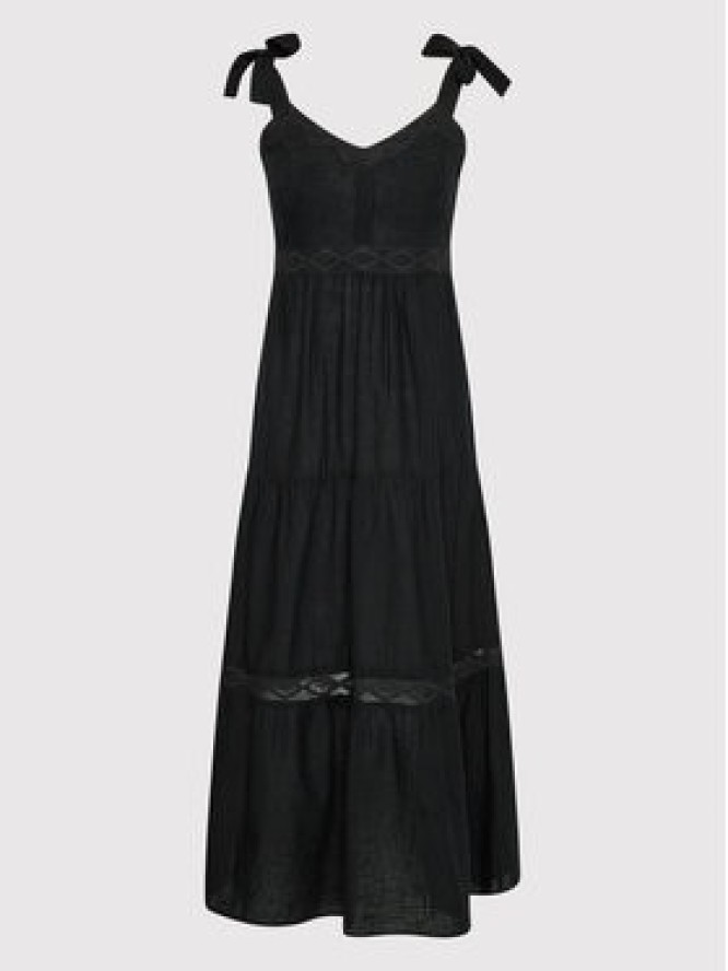 Brave Soul Sukienka letnia LDRW-569LEILA Czarny Relaxed Fit