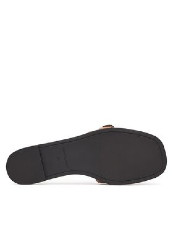 Tory Burch Klapki Romy Slide 183305 Brązowy