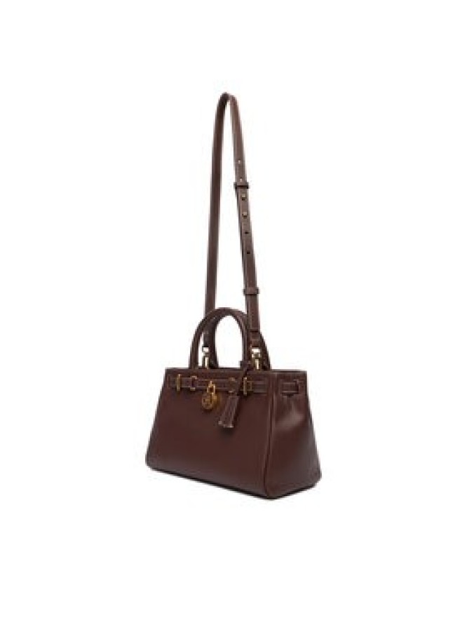 Tommy Hilfiger Torebka American Icon Mini Tote Leather AW0AW17926 Brązowy
