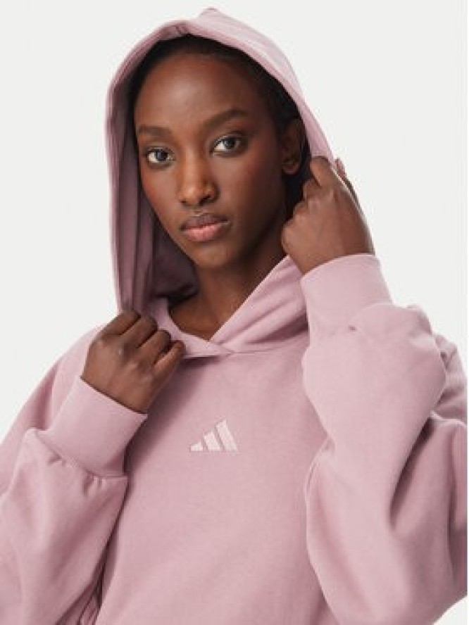 adidas Bluza Adidas Kit Small Logo KV9791 Różowy Loose Fit