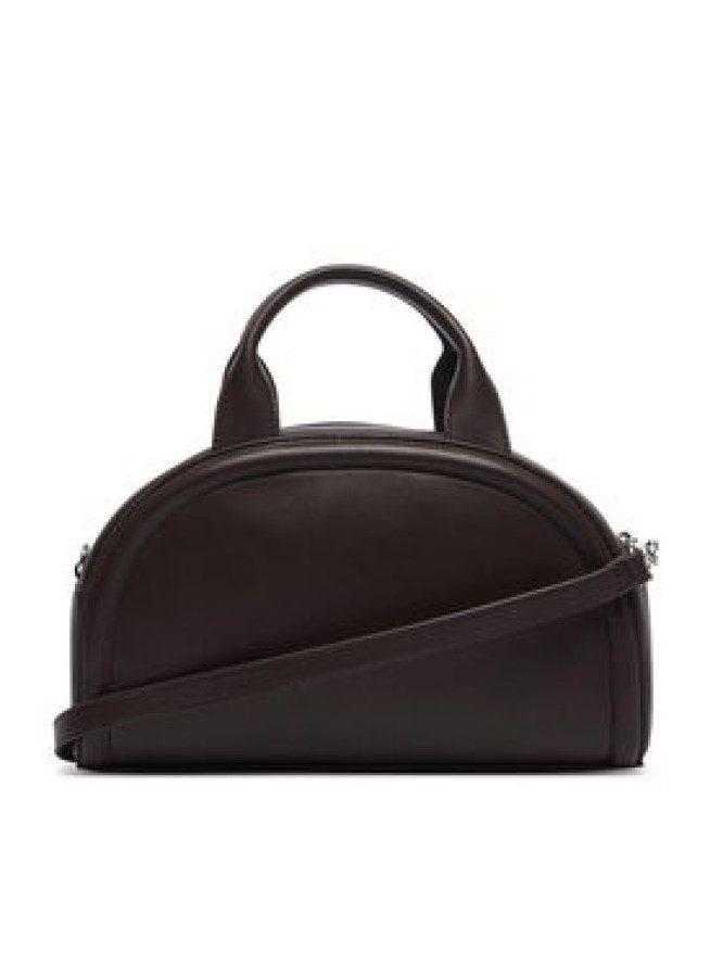 Calvin Klein Torebka Bold Ck Dome Crossbody LV04F3895G Brązowy ciemny