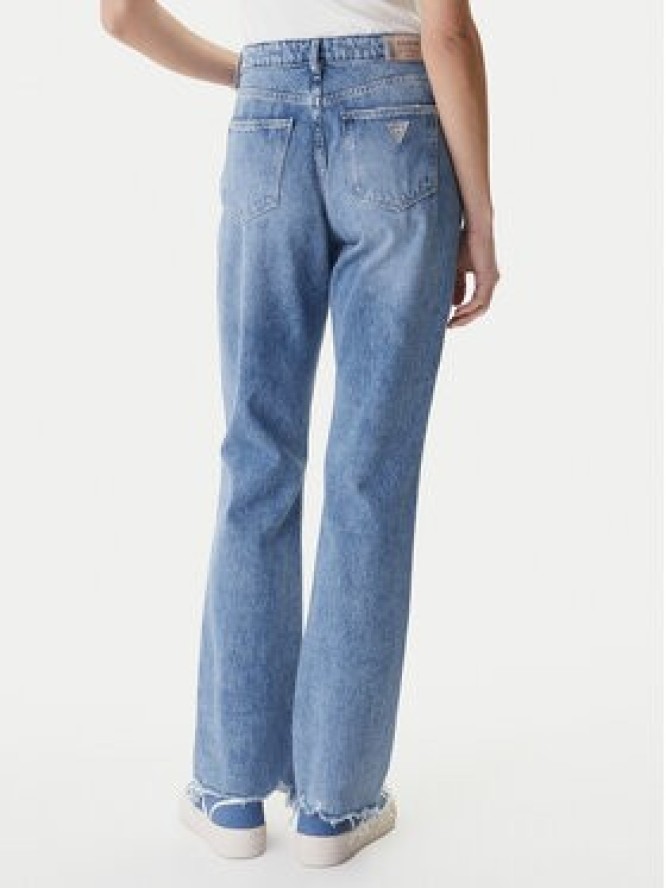 Guess Jeansy W6RA33 D3Y0U Niebieski Straight Fit