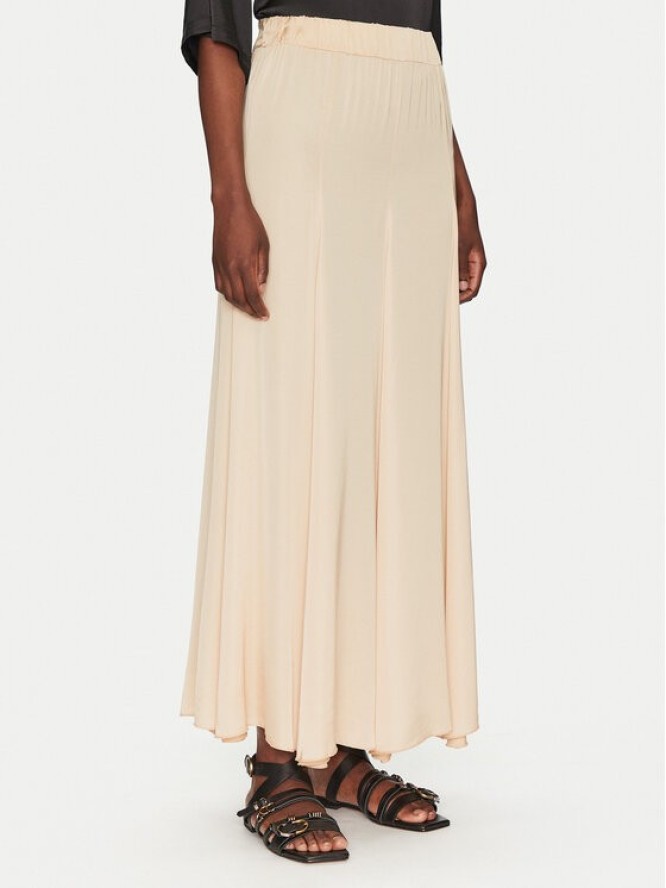 ViCOLO Spódnica maxi TD0004 Beżowy Regular Fit