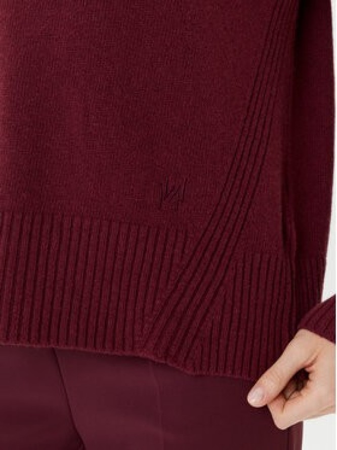 Marella Sweter Celia 2523366215 Bordowy Regular Fit