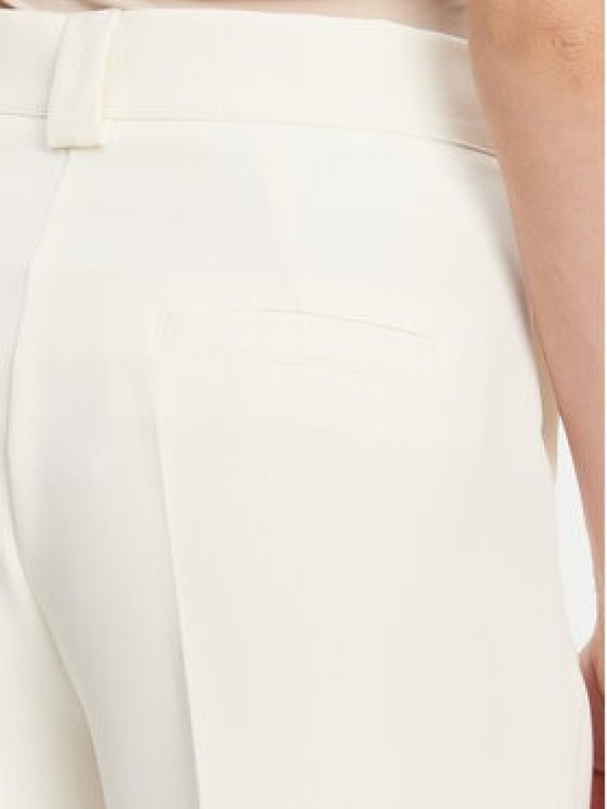 Maryley Spodnie materiałowe 25EB537/M26/43VA Écru Regular Fit