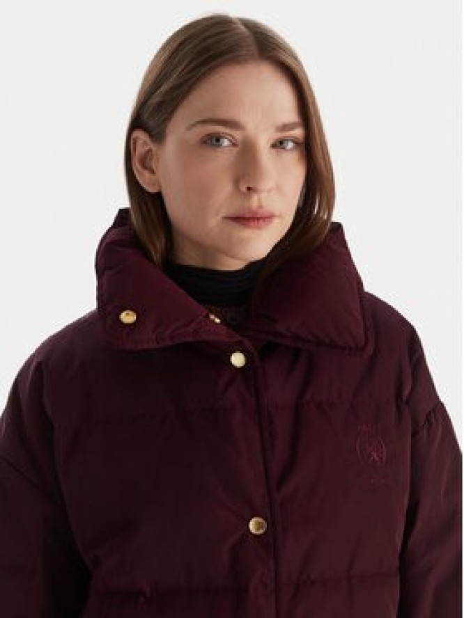 Tommy Hilfiger Kurtka puchowa WW0WW47294 Bordowy Relaxed Fit