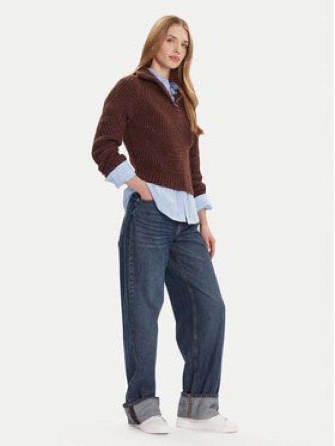 Tommy Jeans Sweter DW0DW21686 Brązowy Relaxed Fit