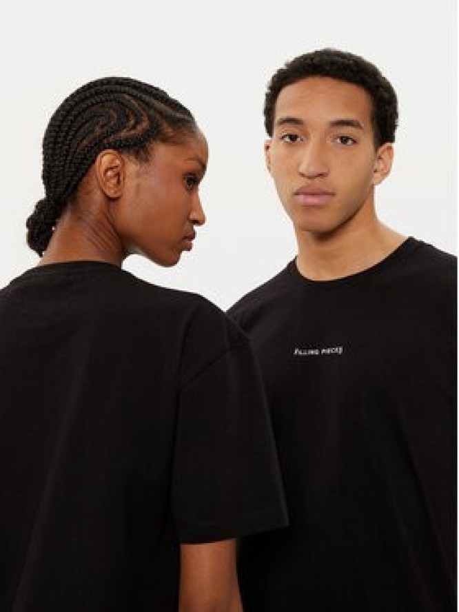 Filling Pieces T-Shirt Unisex 7443400 Czarny Slim Fit