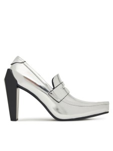 United Nude Półbuty Gem Loafer Hi 1095514116 Srebrny