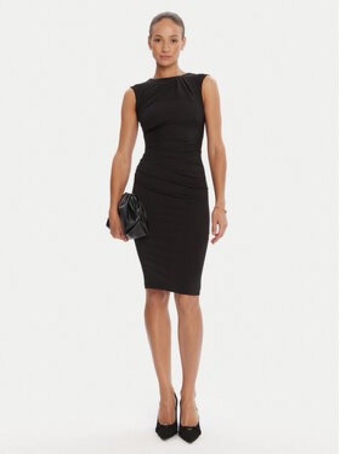 Rinascimento Sukienka koktajlowa CFC0125332003 Czarny Slim Fit