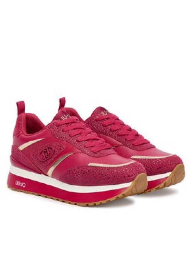 Liu Jo Sneakersy Maxi Wonder 97 BA6007 PX808 Różowy