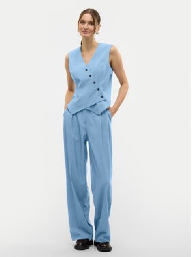 Vero Moda Kamizelka Liba 10324631 Błękitny Regular Fit