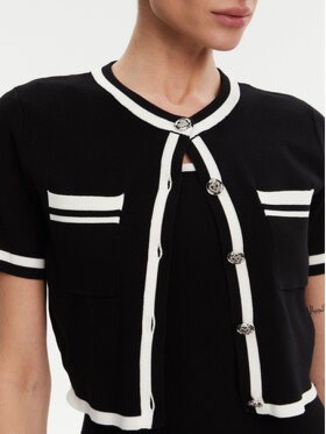 Morgan Sukienka dzianinowa 251-RMBIBI Czarny Slim Fit