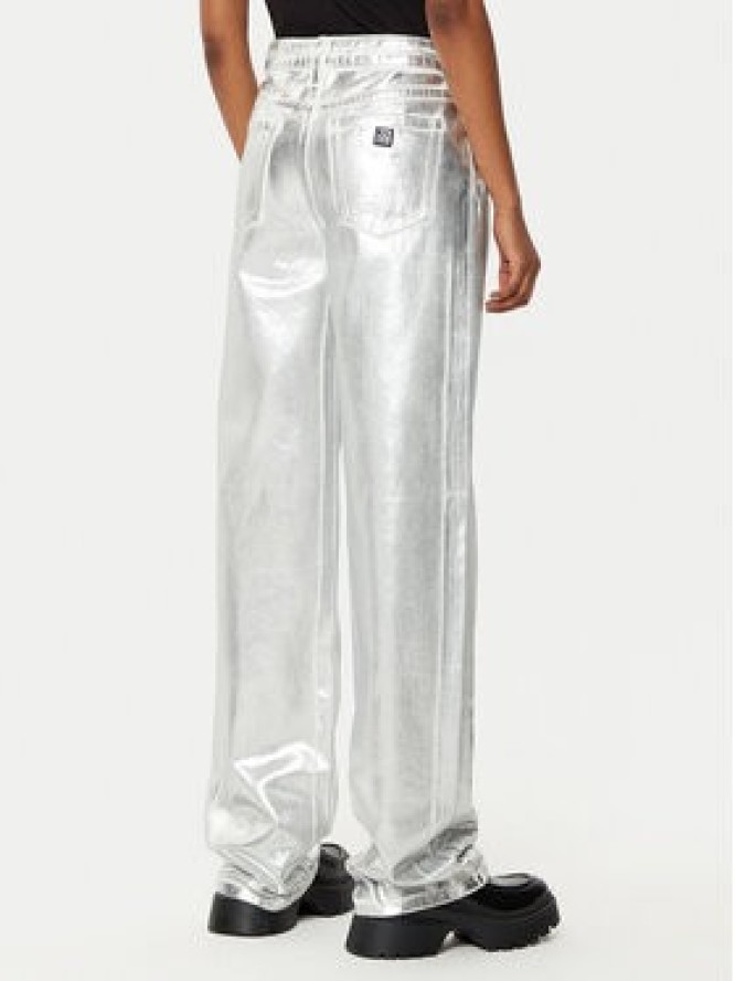 Armani Exchange Spodnie materiałowe XW000056 AF10836 M8047 Srebrny Relaxed Fit