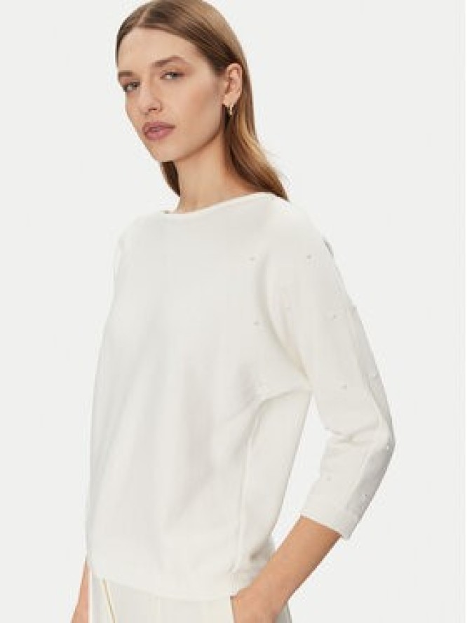 Tatuum Sweter Perlo T2424.090B Biały Regular Fit