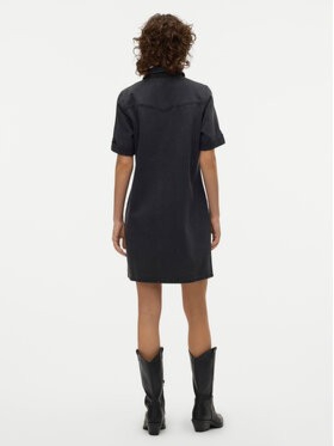 Vero Moda Sukienka jeansowa Jennie 10309665 Czarny Regular Fit