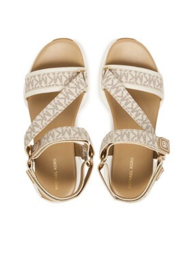 MICHAEL Michael Kors Sandały Bowie Sandal 43S6BWFA1B Kremowy
