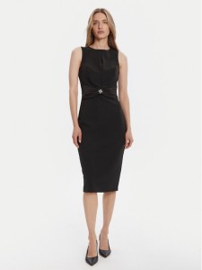 Rinascimento Sukienka koktajlowa CFC0125073003 Czarny Slim Fit