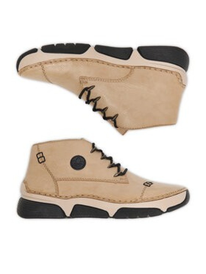 Rieker Trzewiki 45902-60 Beżowy