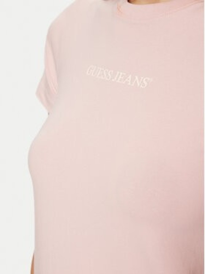 Guess Jeans T-Shirt W4YI01 J1314 Różowy Regular Fit