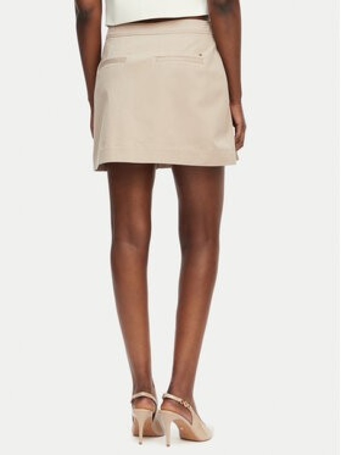 Tommy Hilfiger Spódnica mini WW0WW49649 Beżowy Regular Fit