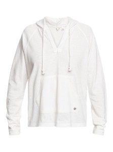Bluza z kapturem ROXY DESTINATION SURF Biała Damska