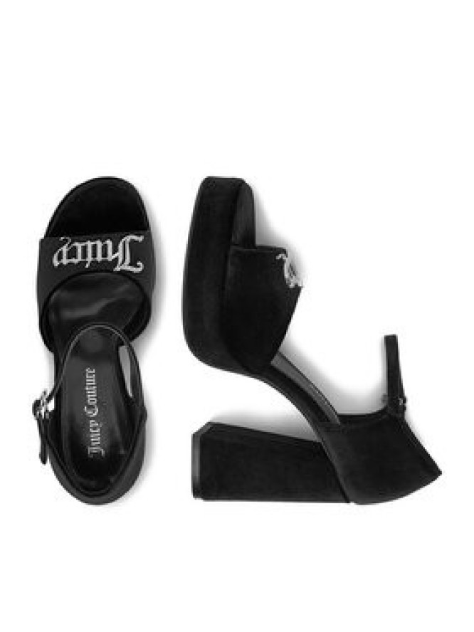 Juicy Couture Sandały EO-WSS21645-01 Czarny