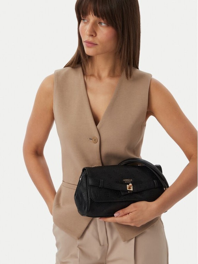 Guess Torebka Ella Logo HWPD97 46210 Czarny